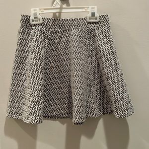 Grey and white skirt